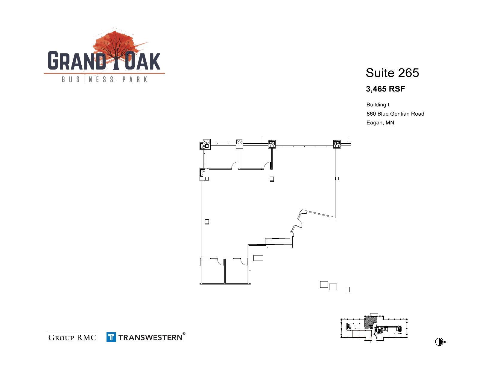 860 Blue Gentian Rd, Eagan, MN à louer Plan d’étage– Image 1 sur 1