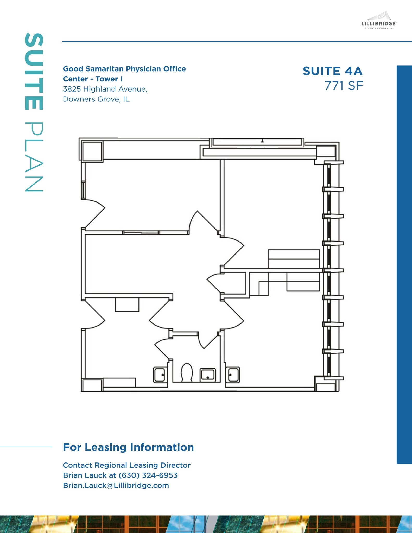 3825 Highland Ave, Downers Grove, IL à louer Plan de site– Image 1 sur 1