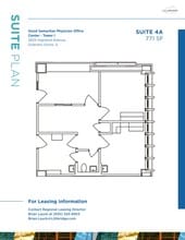 3825 Highland Ave, Downers Grove, IL à louer Plan de site– Image 2 sur 2