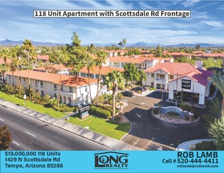 Plus de détails pour 1429 N Scottsdale Rd, Tempe, AZ - Logement à vendre