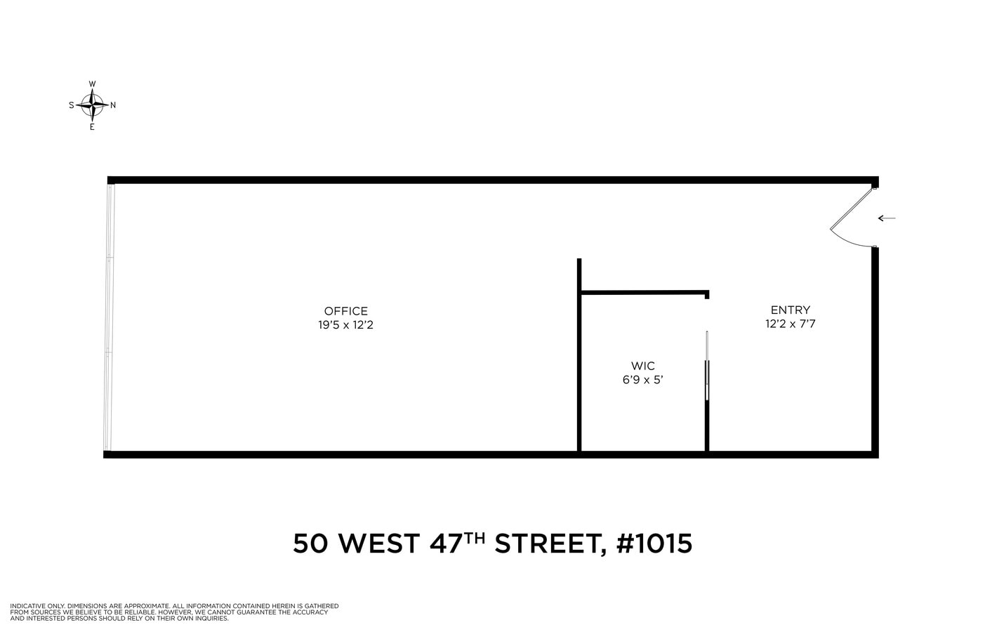 50 W 47th St, New York, NY 10036 - Lot 10-U -  - Plan d’étage - Image 1 of 1