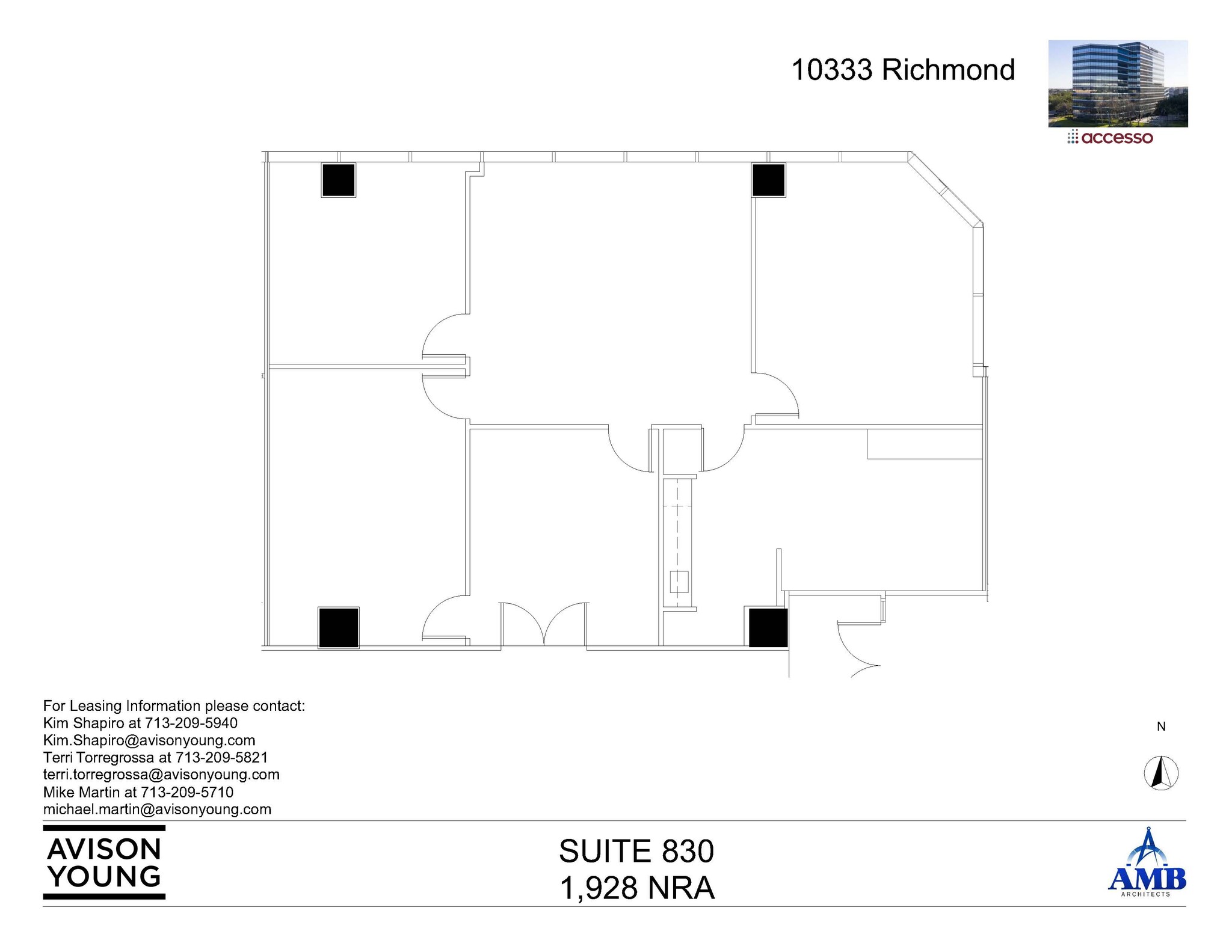 10333 Richmond Ave, Houston, TX à louer Plan d’étage– Image 1 sur 2