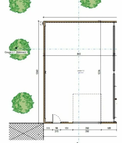 Local d’activités dans Belbeuf à louer - Plan d’étage – Image 2 sur 2