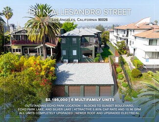 Plus de détails pour 1311-1315 N Allesandro St, Los Angeles, CA - Logement à vendre