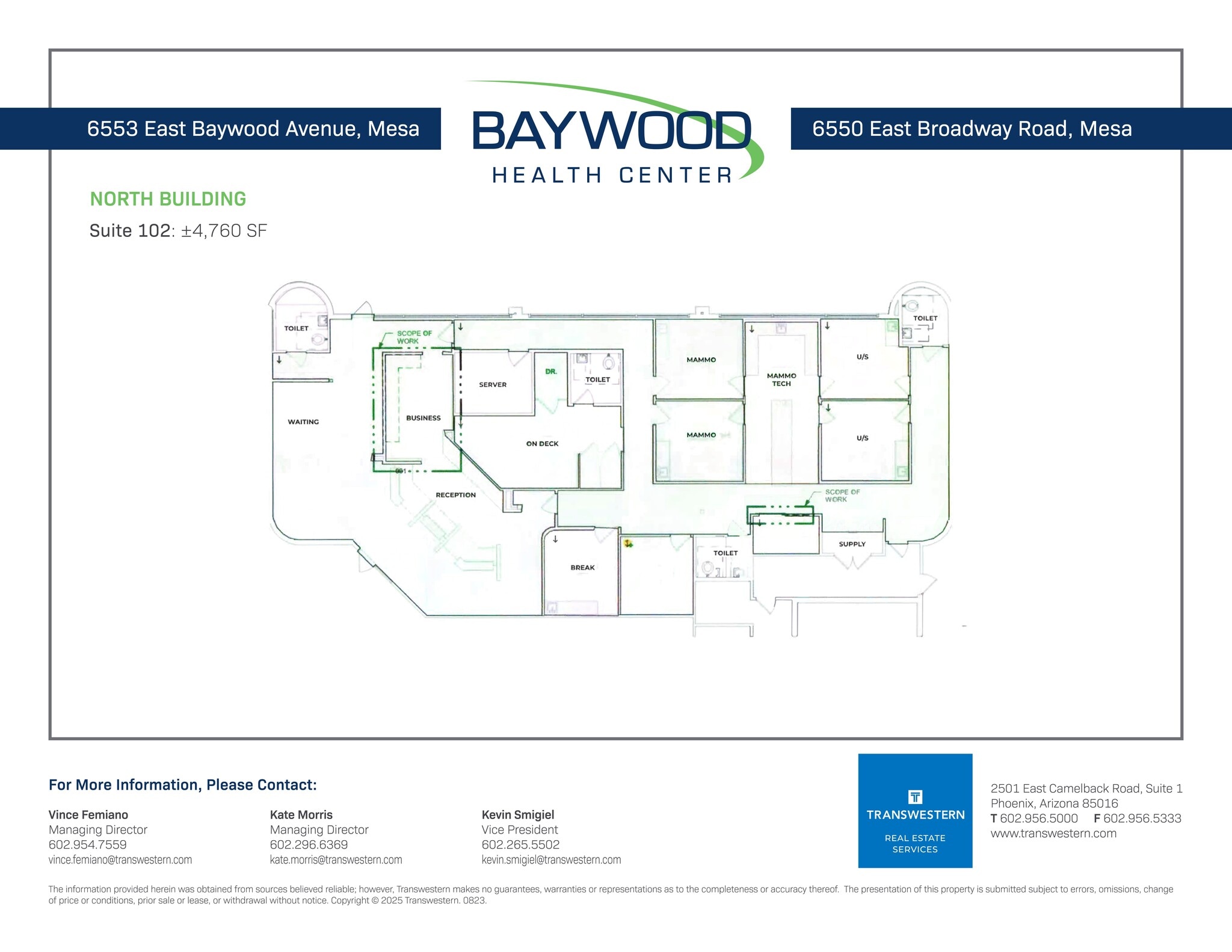 6553 E Baywood Ave, Mesa, AZ à louer Plan de site– Image 1 sur 1