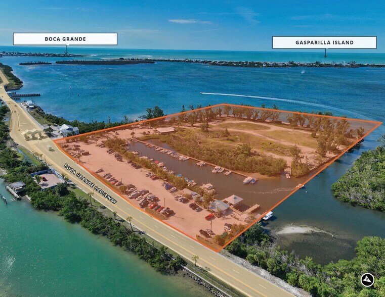 6031 Boca Grande Cswy, Placida, FL à vendre - Aérien – Image 2 sur 4