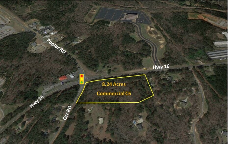 Poplar Rd, Sharpsburg, GA à vendre - Aérien – Image 1 sur 1