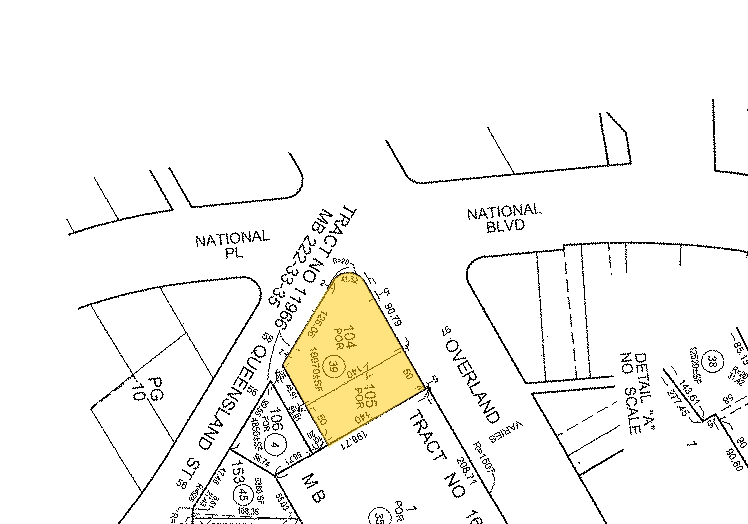 3101 Overland Ave, Los Angeles, CA à louer - Plan cadastral – Image 3 sur 11