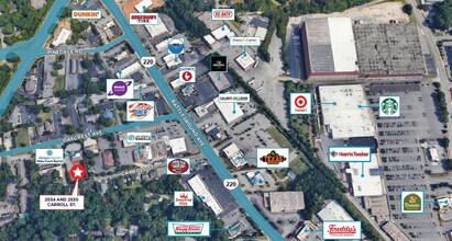 2534 & 2530 Carroll St, Greensboro, NC - Vue aérienne  vue de carte