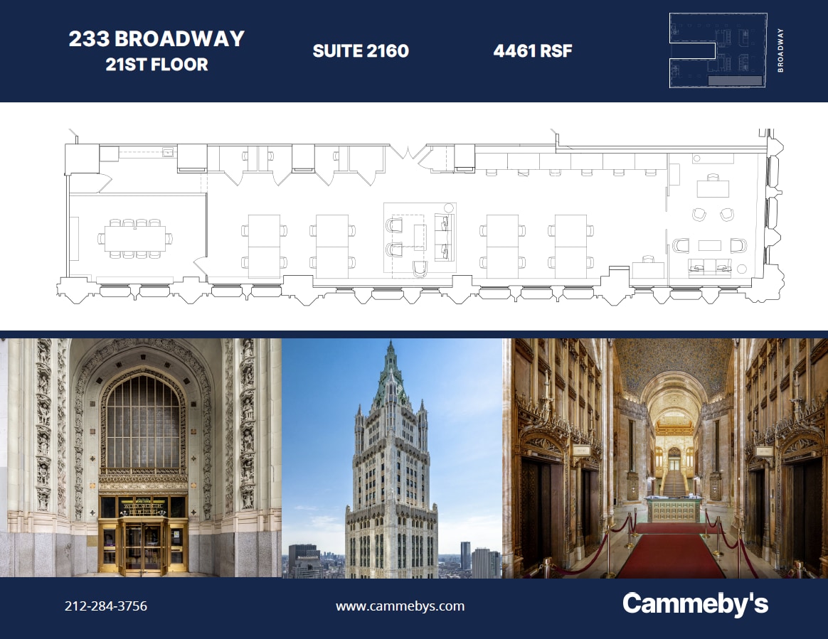233 Broadway, New York, NY à louer Plan d’étage– Image 1 sur 1