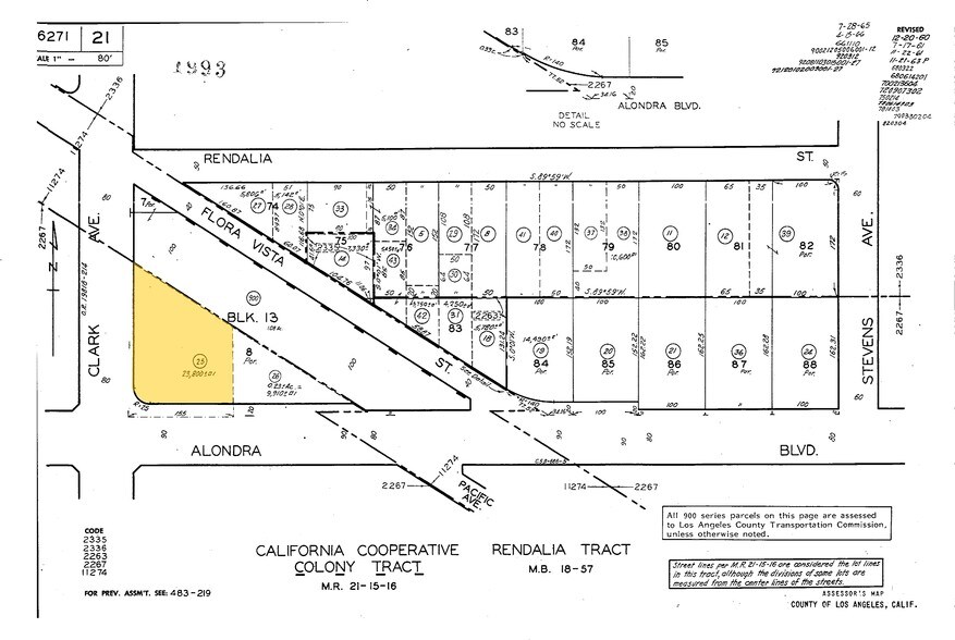 9409 Alondra Blvd, Bellflower, CA à vendre - Plan cadastral – Image 3 sur 4