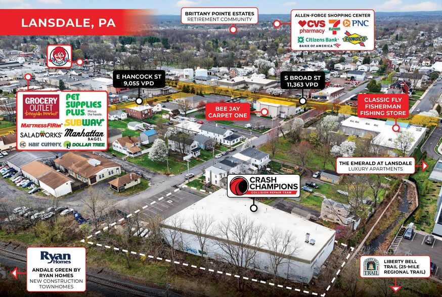 101 E Blaine St, Lansdale, PA à vendre - Photo de l’immeuble – Image 3 sur 5