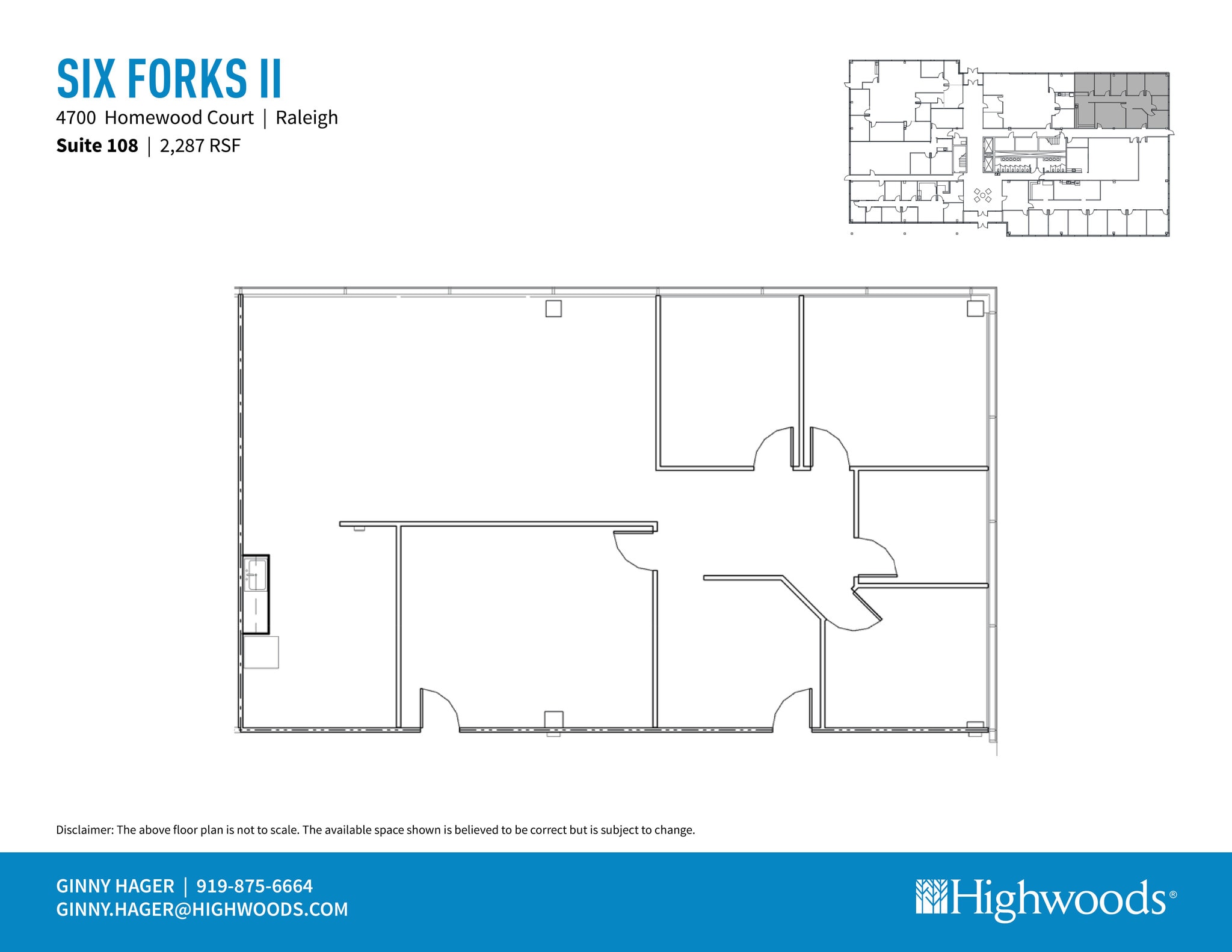 4700 Homewood Ct, Raleigh, NC à louer Plan d’étage– Image 1 sur 1