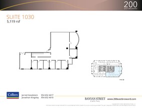 200 E Broward Blvd, Fort Lauderdale, FL à louer Plan d’étage– Image 1 sur 2