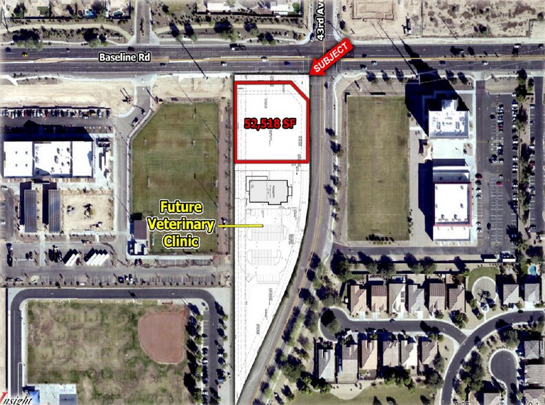 43rd Ave & Baseline Rd, Phoenix, AZ à vendre - Aérien – Image 1 sur 5