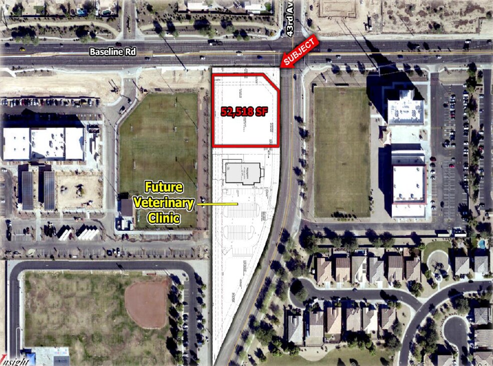 43rd Ave & Baseline Rd, Phoenix, AZ à vendre Aérien– Image 1 sur 6
