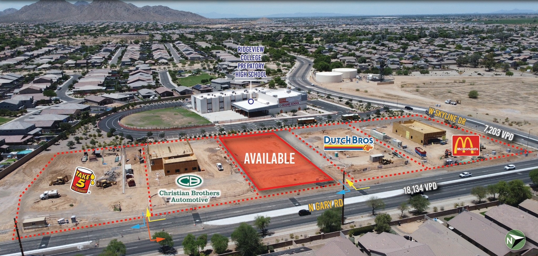 SWC GARY ROAD & SKYLINE DRIVE, San Tan Valley, AZ à vendre Photo de l’immeuble– Image 1 sur 4