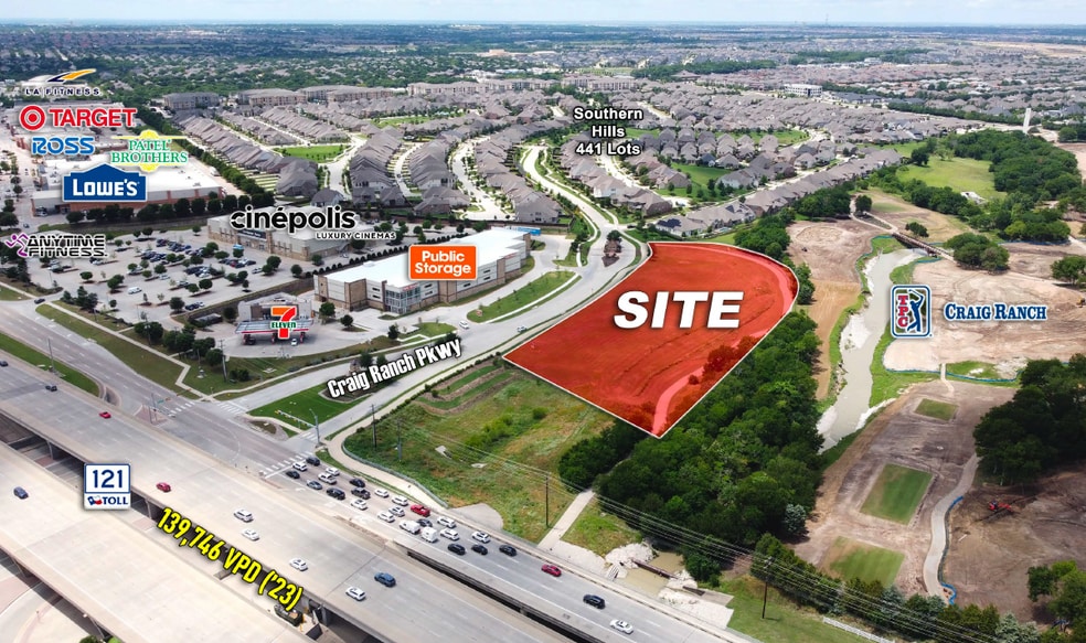 State Highway 121, McKinney, TX à vendre - Aérien – Image 3 sur 6
