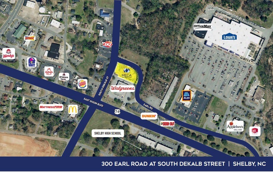 300 Earl Rd, Shelby, NC à vendre - Photo principale – Image 1 sur 2
