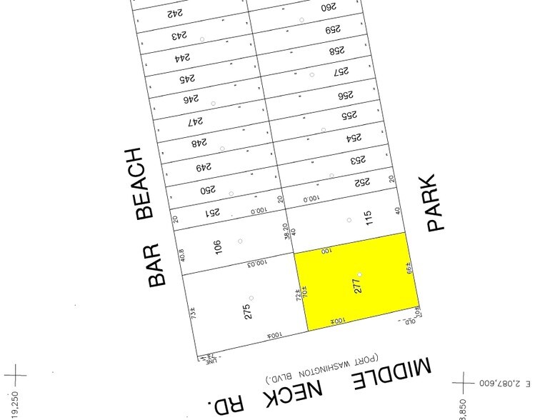 679 Port Washington Blvd, Port Washington, NY à vendre - Plan cadastral – Image 2 sur 6