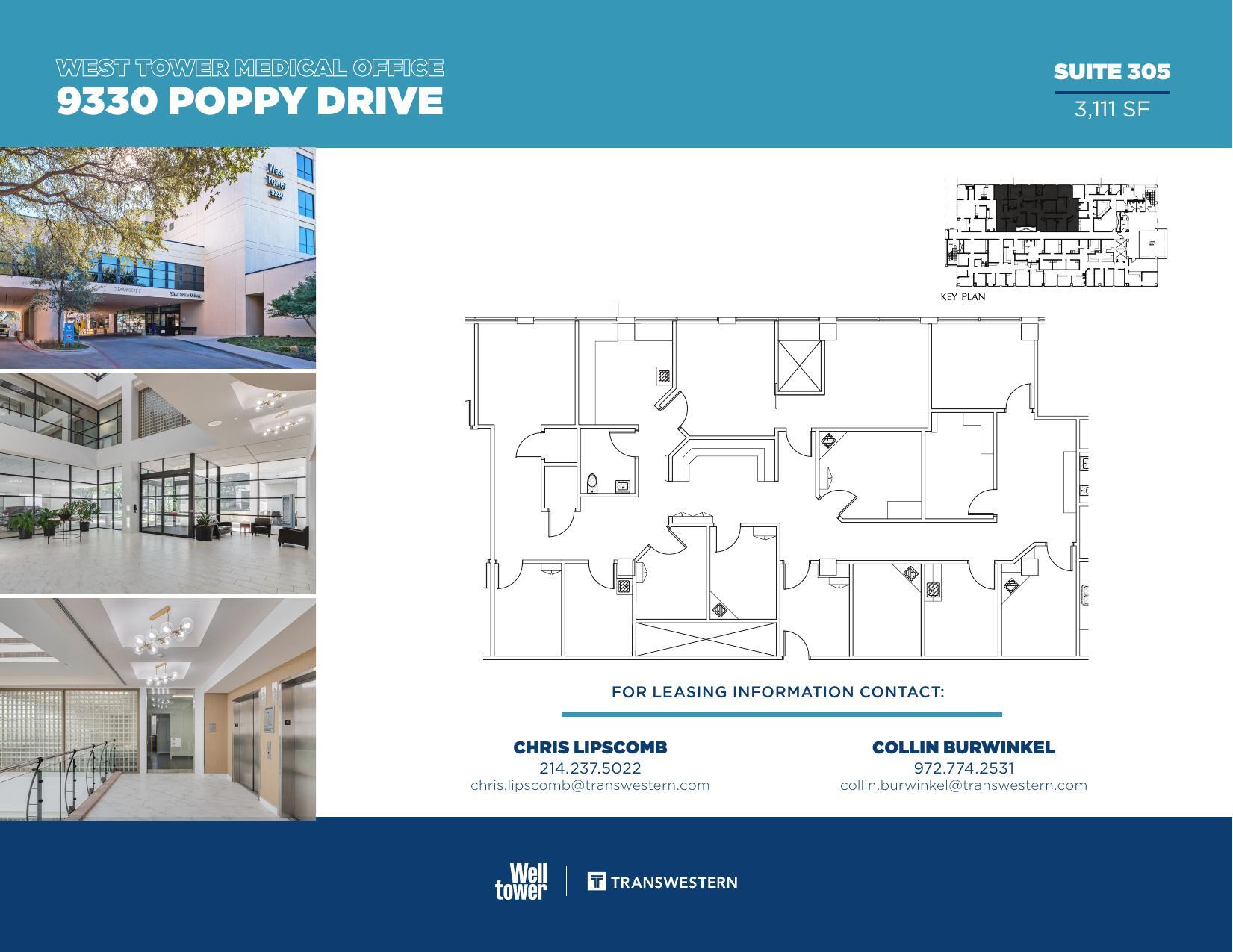 9330 Poppy Dr, Dallas, TX à louer Plan d’étage– Image 1 sur 1