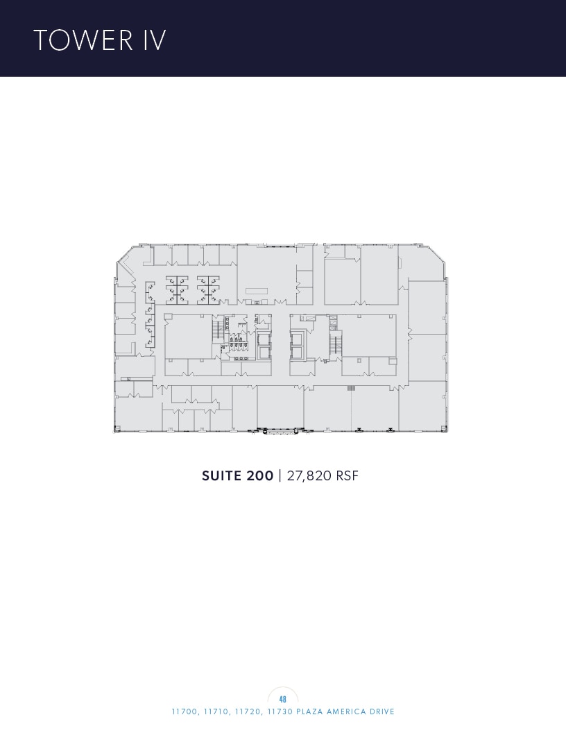 11700 Plaza America Dr, Reston, VA à louer Plan d’étage– Image 1 sur 1