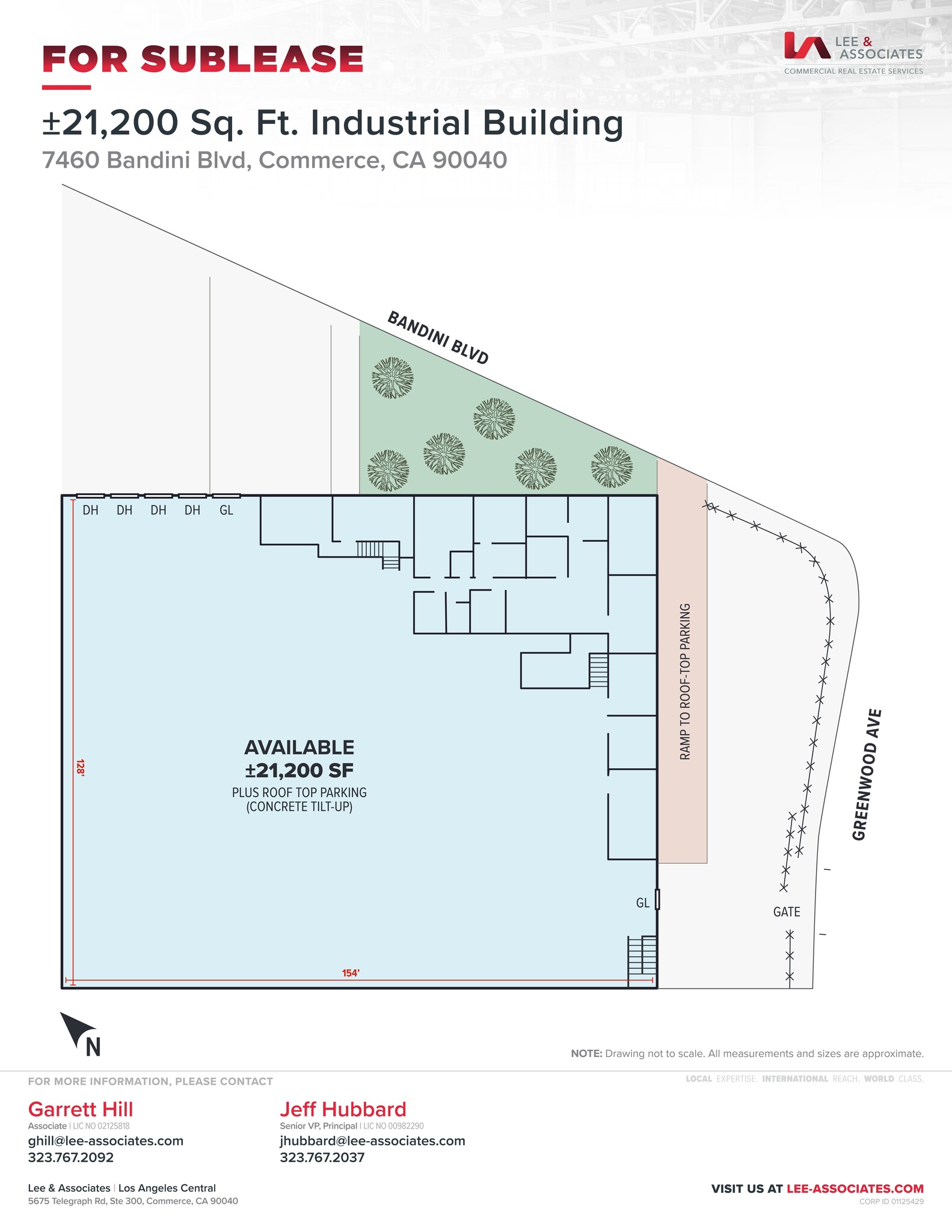 7460 Bandini Blvd, Commerce, CA à louer Plan de site– Image 1 sur 2