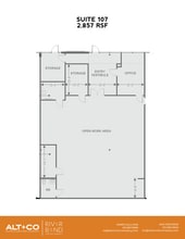 2025 Irving Blvd, Dallas, TX à louer Plan d’étage– Image 2 sur 2