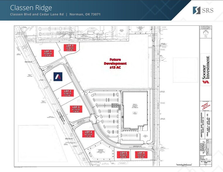 3921 Classen Blvd, Norman, OK à louer - Plan de site – Image 3 sur 3