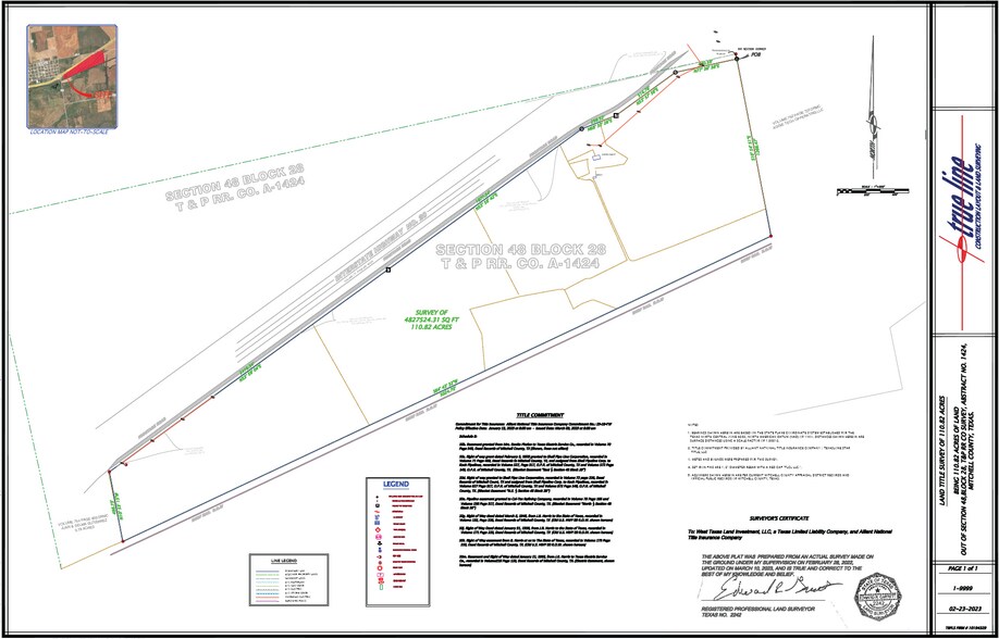 7799 W Interstate 20, Westbrook, TX à vendre - Plan cadastral – Image 3 sur 3
