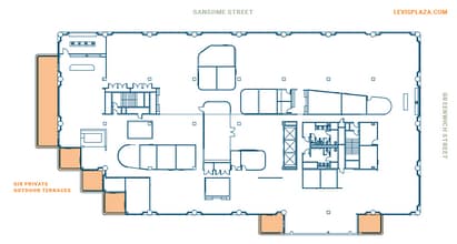 1255 Battery St, San Francisco, CA à louer Plan d’étage– Image 1 sur 1