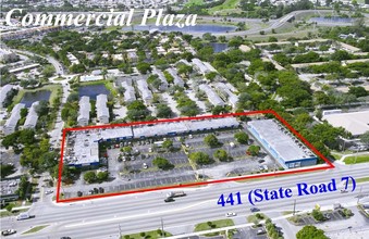 5301-5371 N State Road 7, Tamarac, FL - VUE AÉRIENNE  vue de carte