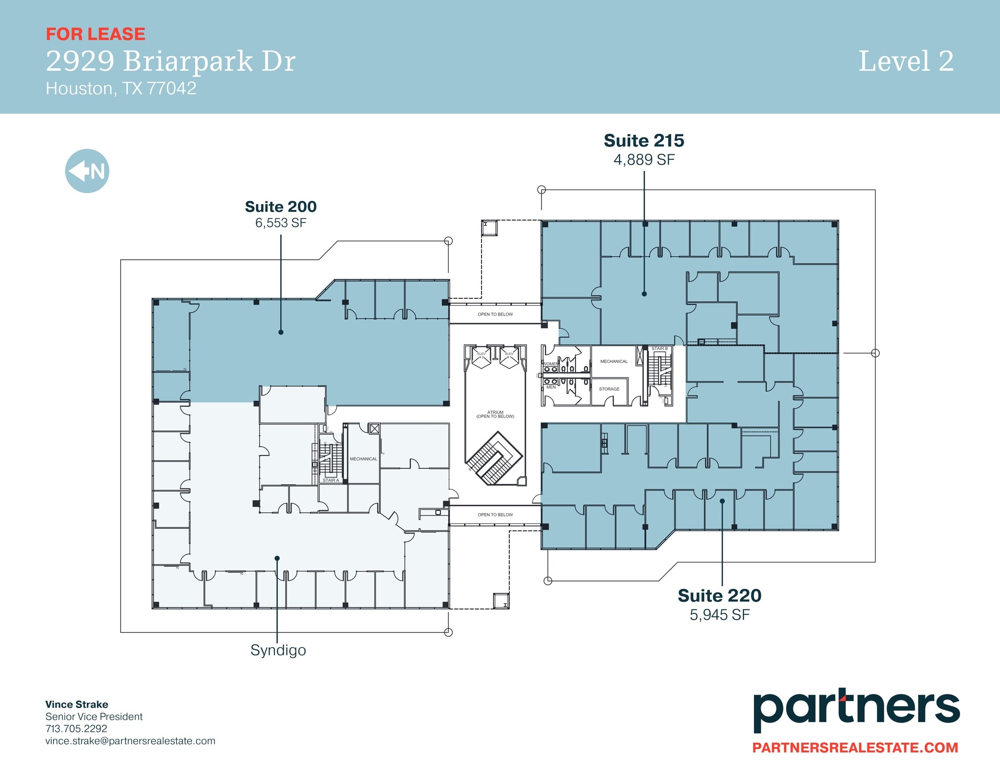 2929 Briarpark Dr, Houston, TX à louer Plan de site– Image 1 sur 2
