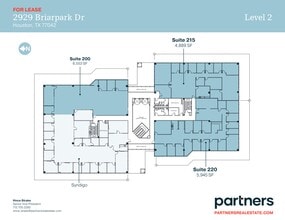 2929 Briarpark Dr, Houston, TX à louer Plan de site– Image 1 sur 2