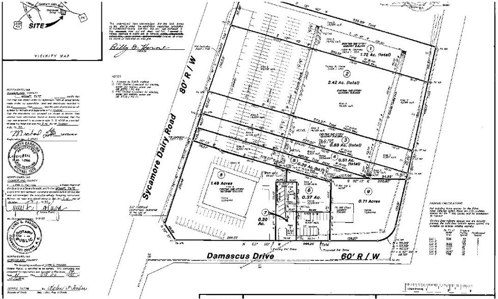 3635 Sycamore Dairy Rd, Fayetteville, NC à louer - Plan cadastral – Image 2 sur 15