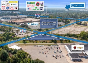 3725 S Saginaw St, Flint, MI - VUE AÉRIENNE vue de carte - Image1