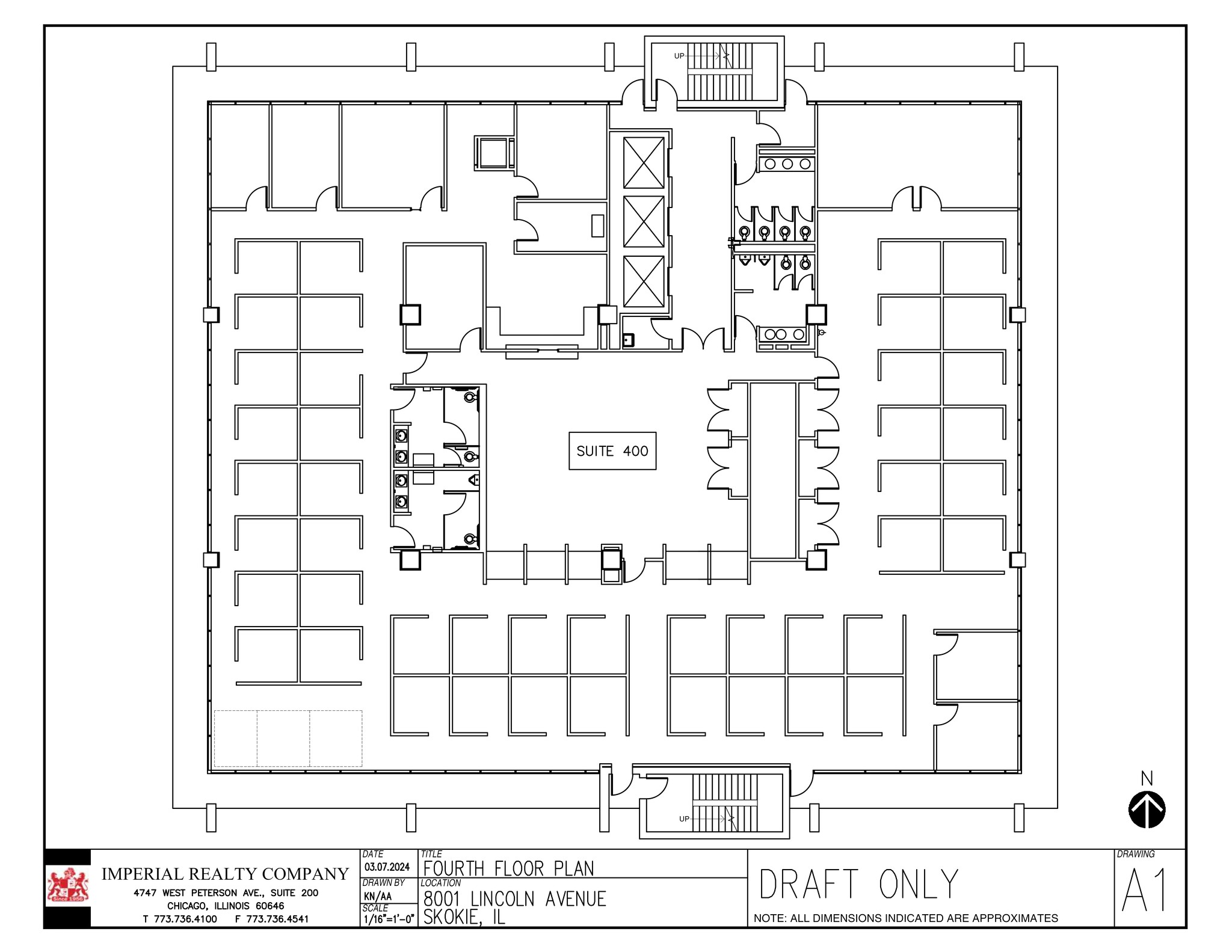 8001 Lincoln Ave, Skokie, IL à louer Plan de site– Image 1 sur 10