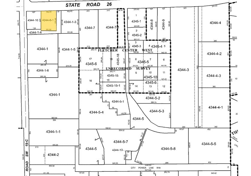 14209 W Newberry Rd, Newberry, FL à louer - Plan cadastral – Image 1 sur 12