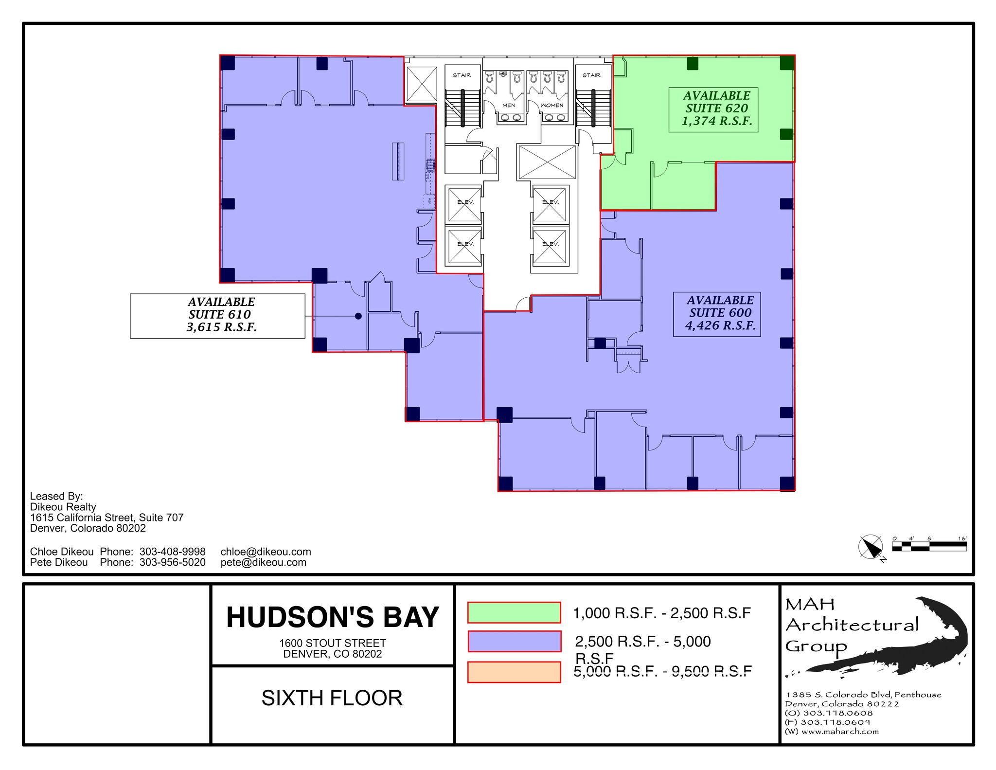 1600 Stout St, Denver, CO à louer Plan de site– Image 1 sur 1