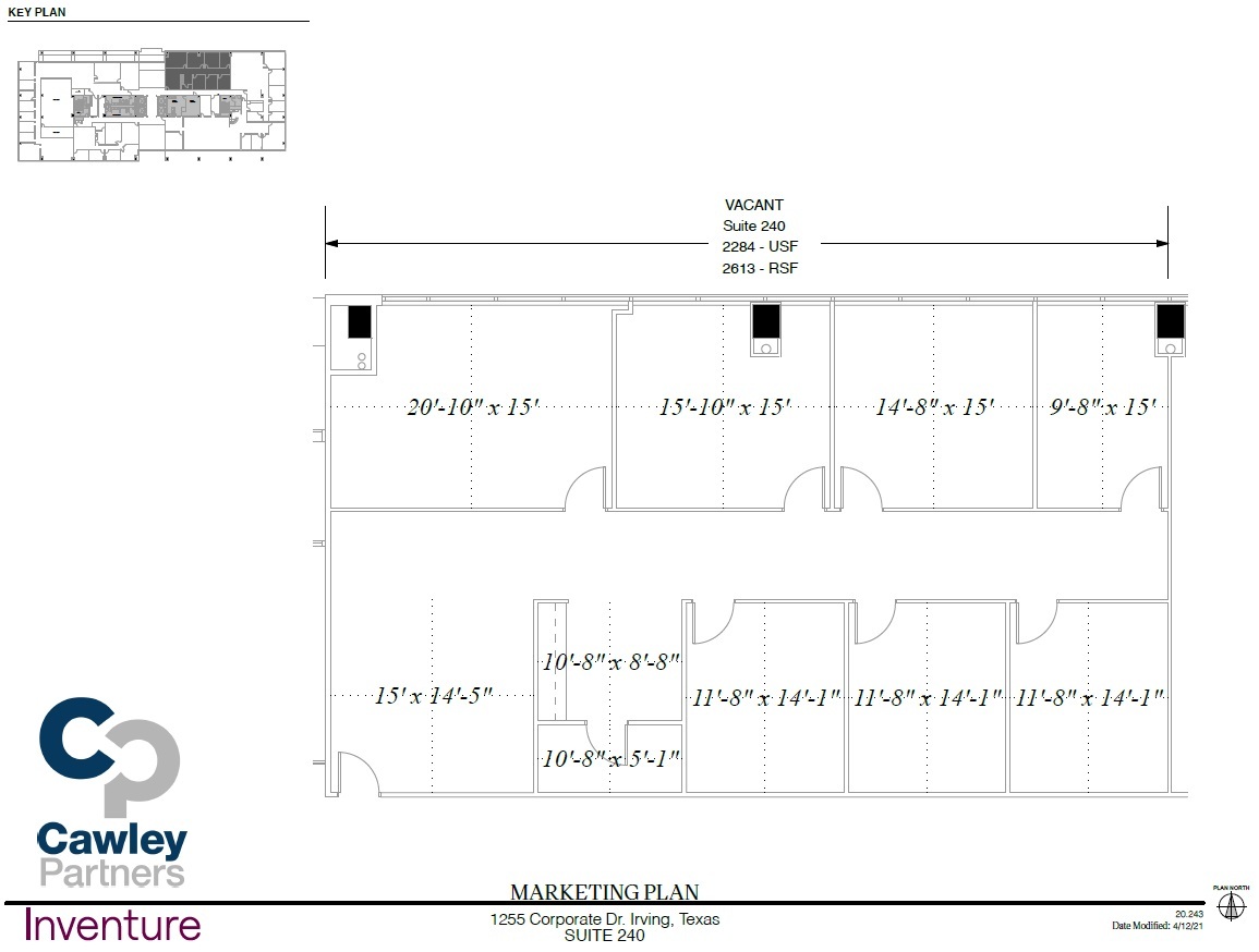 1255 Corporate Dr, Irving, TX à louer Plan d’étage– Image 1 sur 5