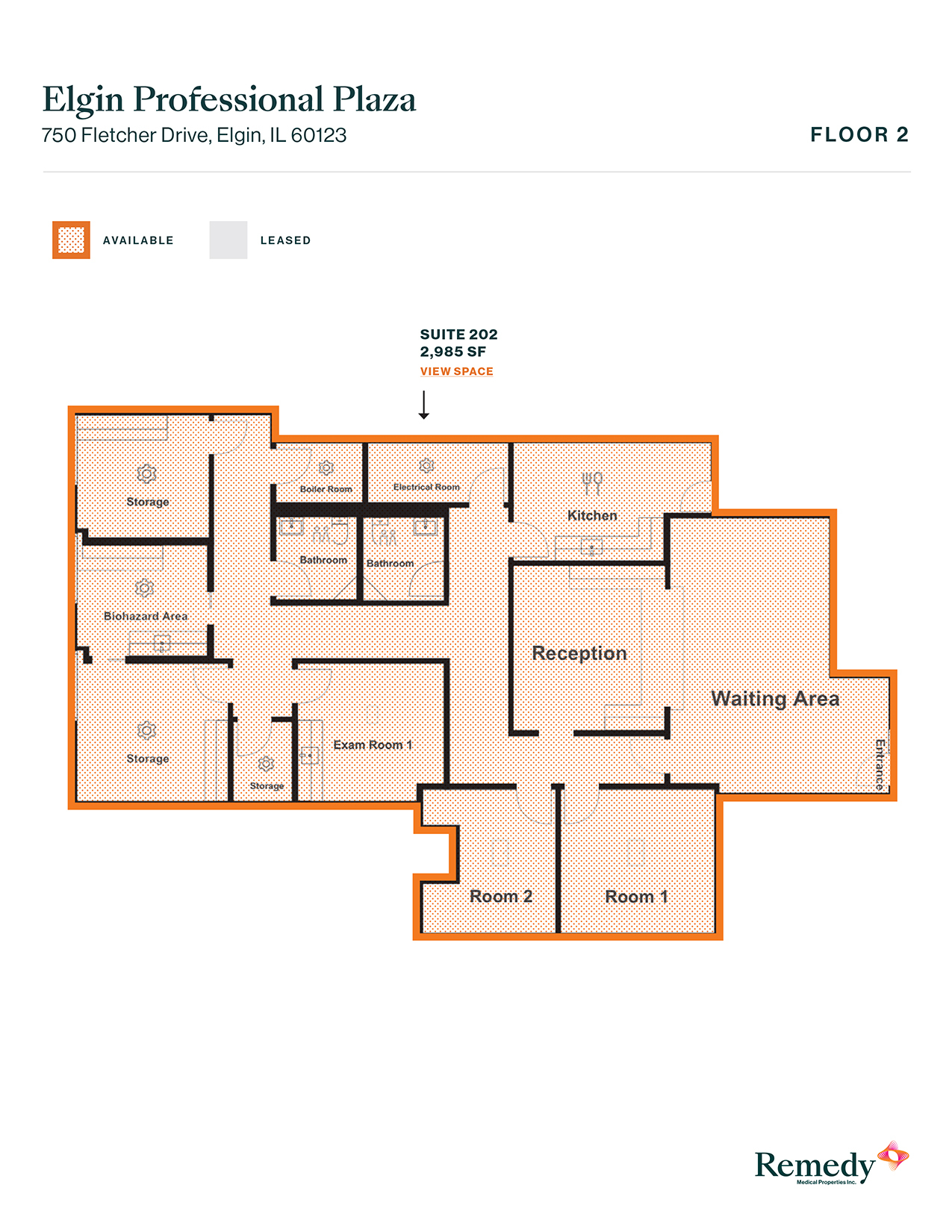 750 Fletcher Dr, Elgin, IL à louer Plan d’étage– Image 1 sur 1