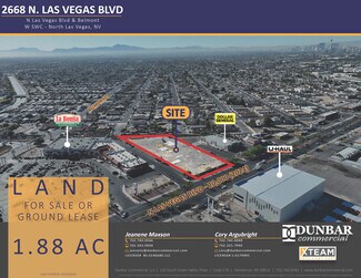 Plus de détails pour 2668 N Las Vegas Blvd, North Las Vegas, NV - Terrain à vendre