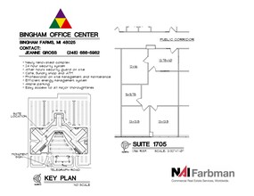 30600-30700 - 30800 Telegraph Rd, Bingham Farms, MI à louer Plan d’étage– Image 1 sur 1