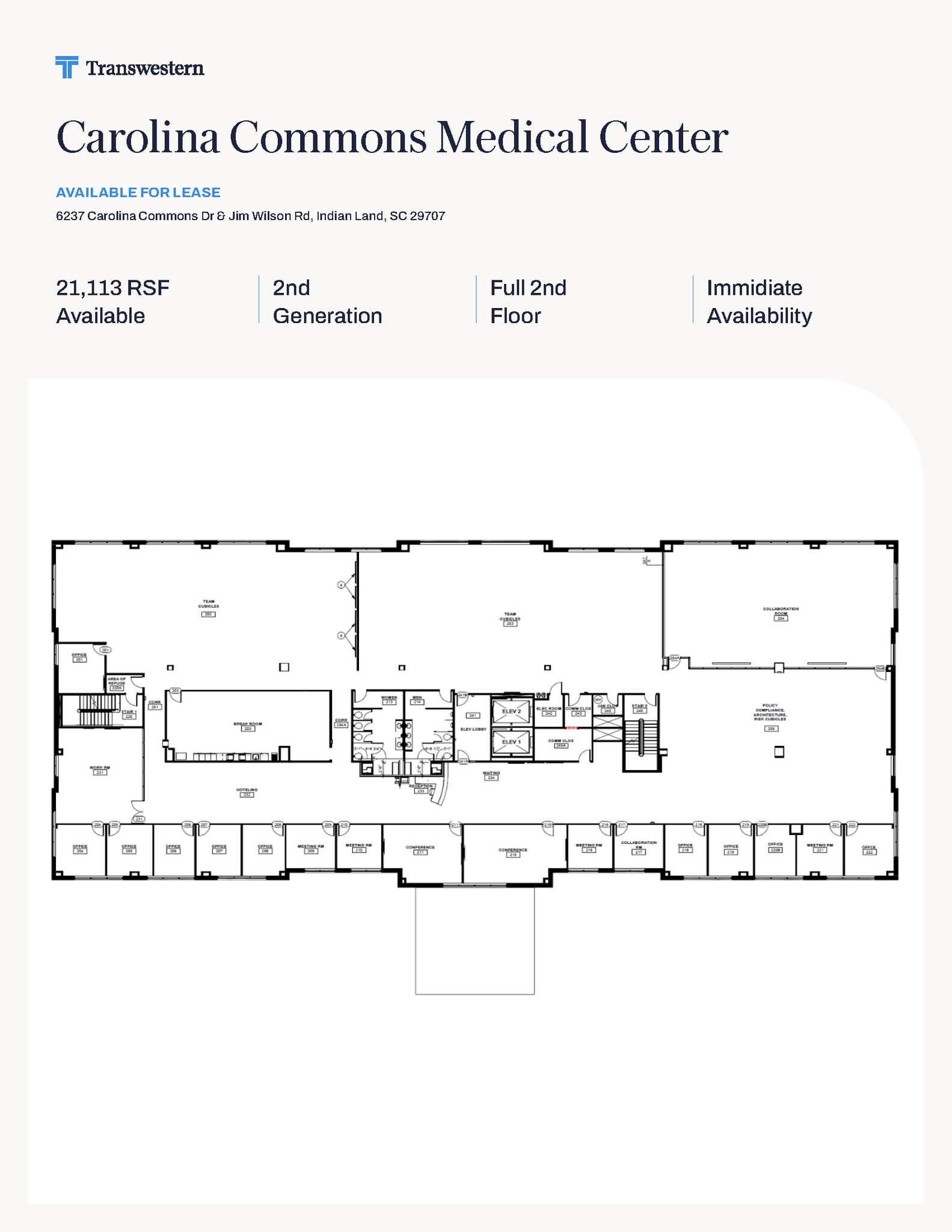 6237 Carolina Commons Dr, Indian Land, SC à louer Plan d’étage– Image 1 sur 1