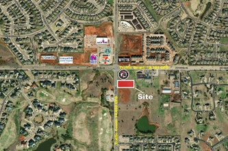 17842 May ave, Edmond, OK - VUE AÉRIENNE  vue de carte
