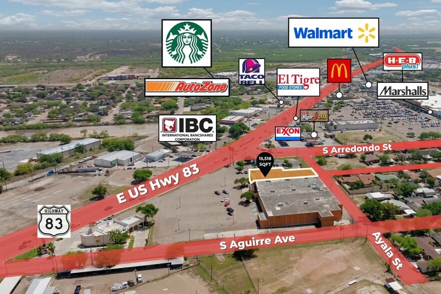 2500 E US Highway 83, Rio Grande City, TX à louer - Aérien – Image 3 sur 6