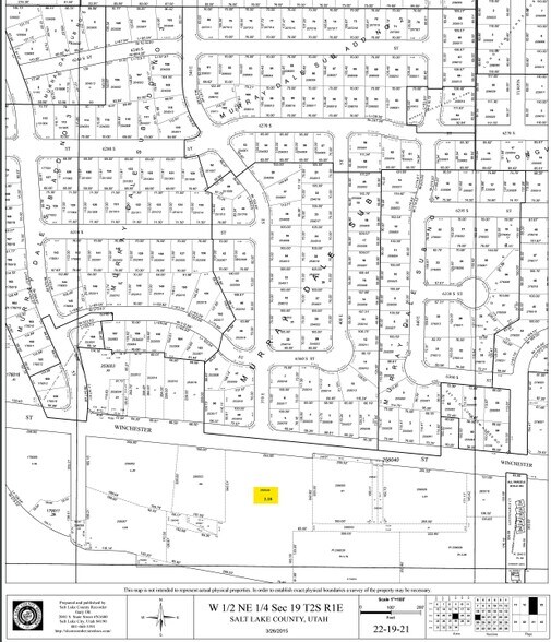 392 E Winchester St, Murray, UT à louer - Plan cadastral – Image 2 sur 21