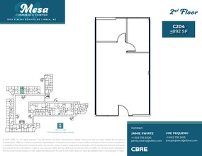 1930 S Alma School Rd, Mesa, AZ à louer Plan d’étage– Image 1 sur 2