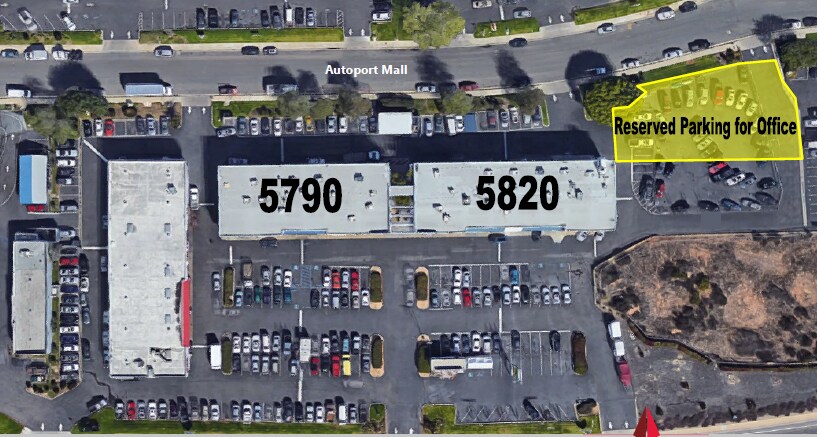 5790 Miramar Rd, San Diego, CA à louer - Plan de site – Image 3 sur 9