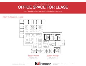 2801 Lakeside Dr, Bannockburn, IL à louer Plan d’étage– Image 1 sur 6